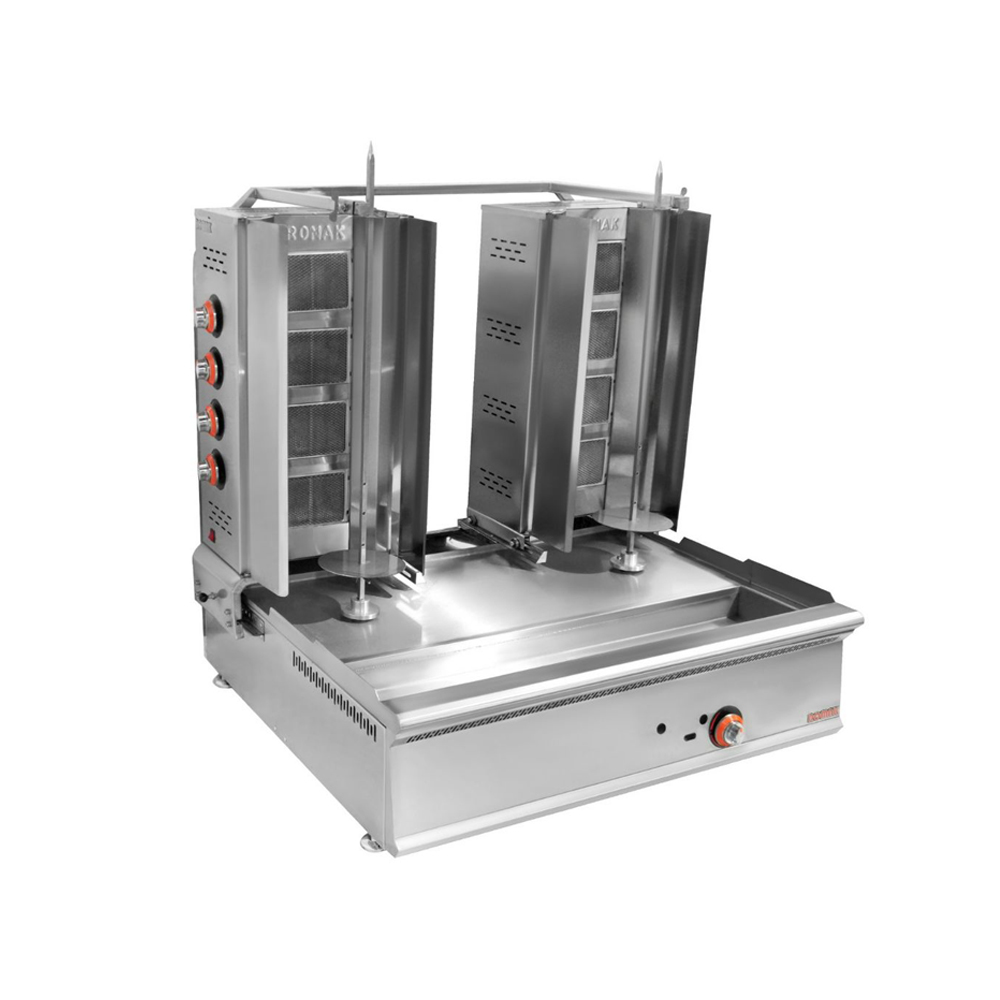 کباب ترکی دو سیخ رومیزی , دستگاه کباب ترکی دو سیخ رومیزی