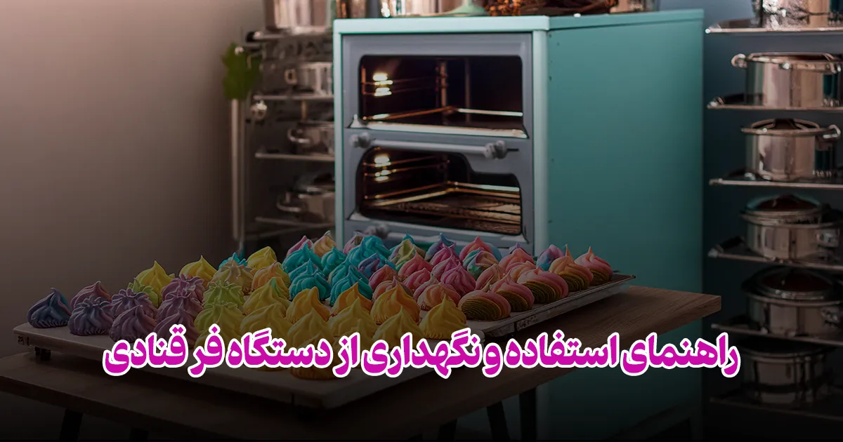 راهنمای استفاده و نگهداری از دستگاه فر قنادی فود تجهیز