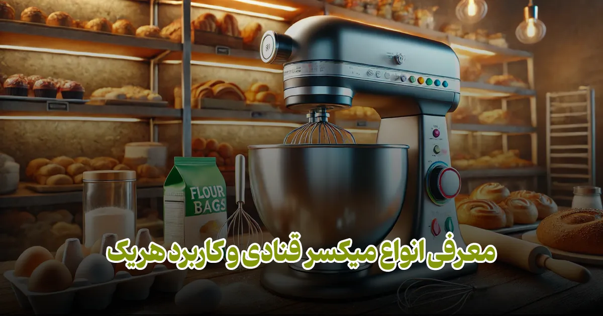 معرفی انواع میکسر قنادی و کاربرد هریک فودتجهیز